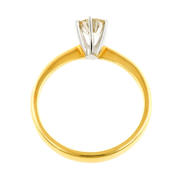 Vintage Diamond Solitaire Engagement Ring, RBC 0.50ct:: Doyle & Doyle