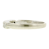 Vintage Diamond Wedding Band, White Gold, sold by Doyle & Doyle vintage and antique jewelry boutique.