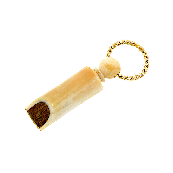 Vintage Ivory Whistle sold by Doyle and Doyle an antique and vintage jewelry boutique
