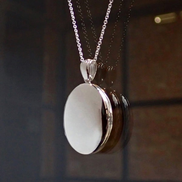Oval Silver Locket from doyle and doyle