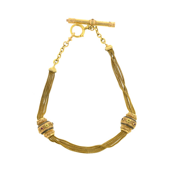_a_Antique Watch Chain Necklace Bracelet