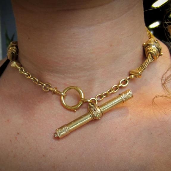 Antique Watch Chain Necklace Bracelet