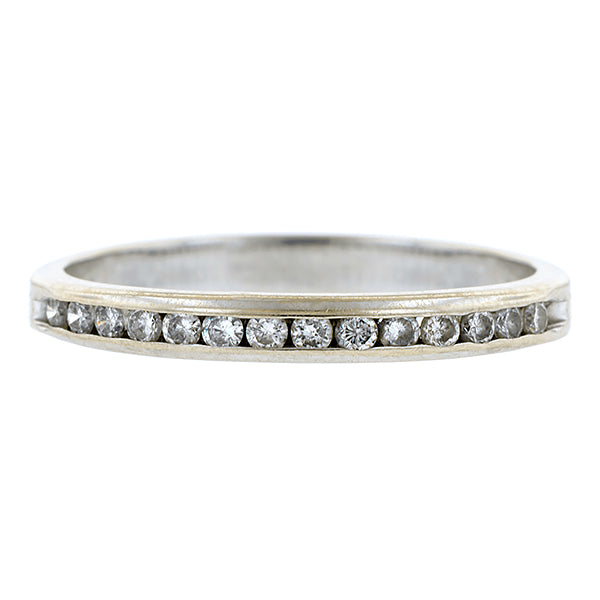Estate Diamond Wedding Band Ring