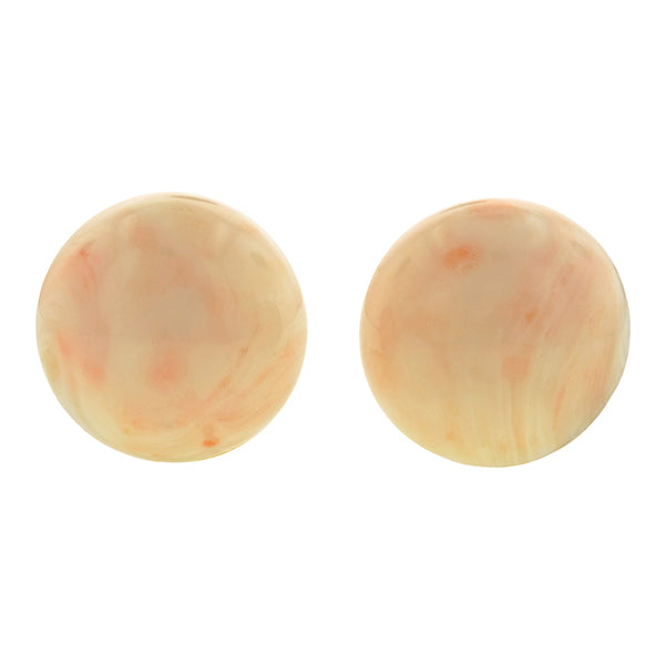 Vintage Coral Earrings ld by Doyle and Doyle an antique and vintage jewelry boutique