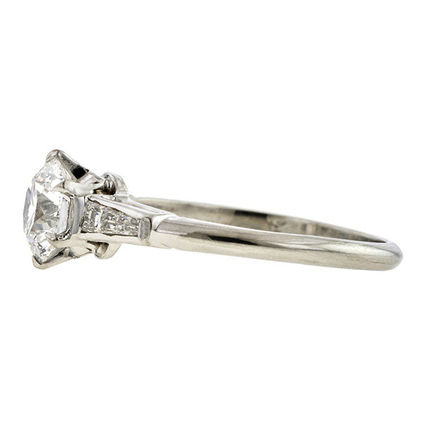 Vintage Engagement Ring, RBC 1.03ct