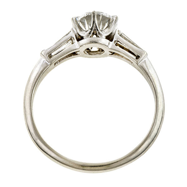 Vintage Engagement Ring, RBC 1.03ct