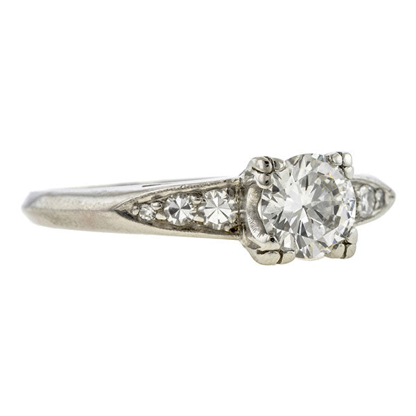Vintage Diamond Engagement Ring, TRB 0.60ct