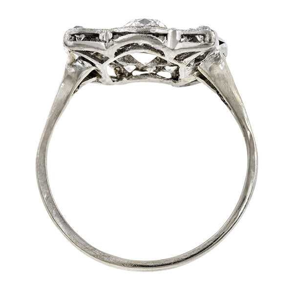 Edwardian Engagement Ring, Cushion 1.12ct