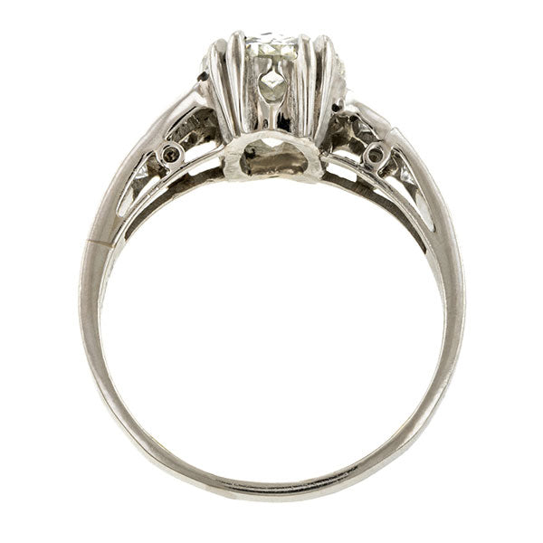 Vintage Engagement Ring, Cushion 2.05ct