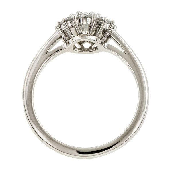 Marquise Diamond Engagement Ring, 0.85ct