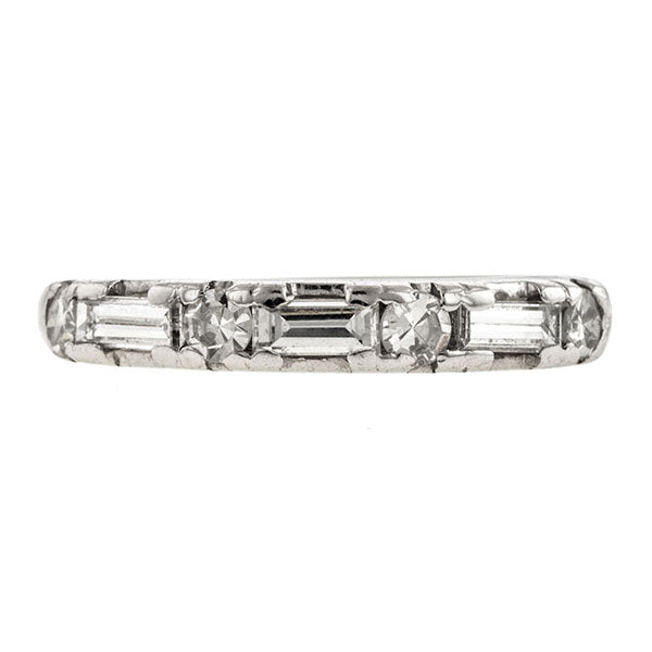 Vintage Diamond Wedding Band Ring