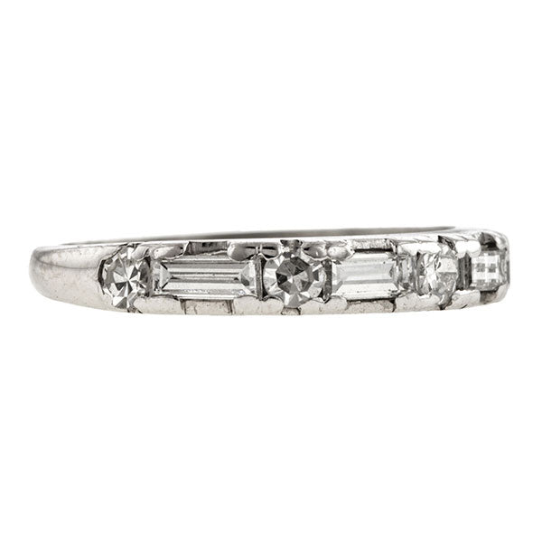 Vintage Diamond Wedding Band Ring
