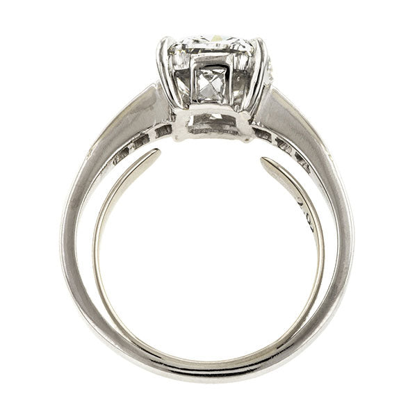 Vintage Engagement Ring, Cushion 2.02ct