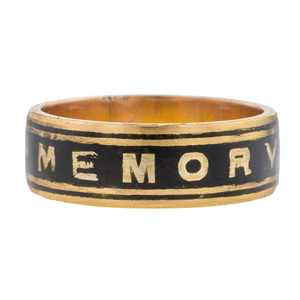 Victorian Mourning Ring 