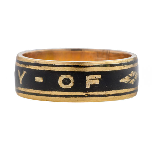 Victorian Mourning Ring 