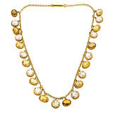 Victorian Citrine & Rock Crystal Necklace
