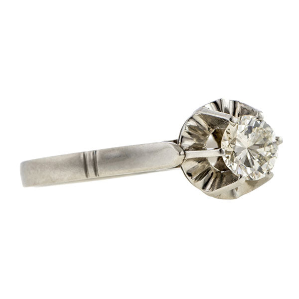 Vintage Solitaire Engagement Ring, TRB 0.25ct