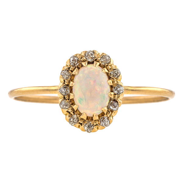 Victorian Opal & Diamond Ring