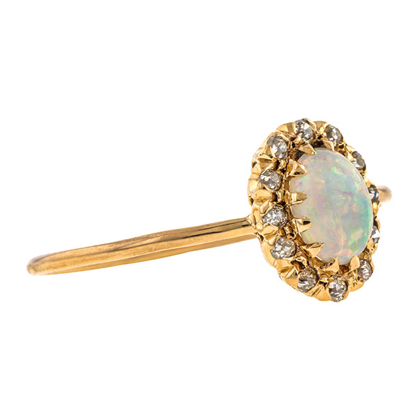Victorian Opal & Diamond Ring