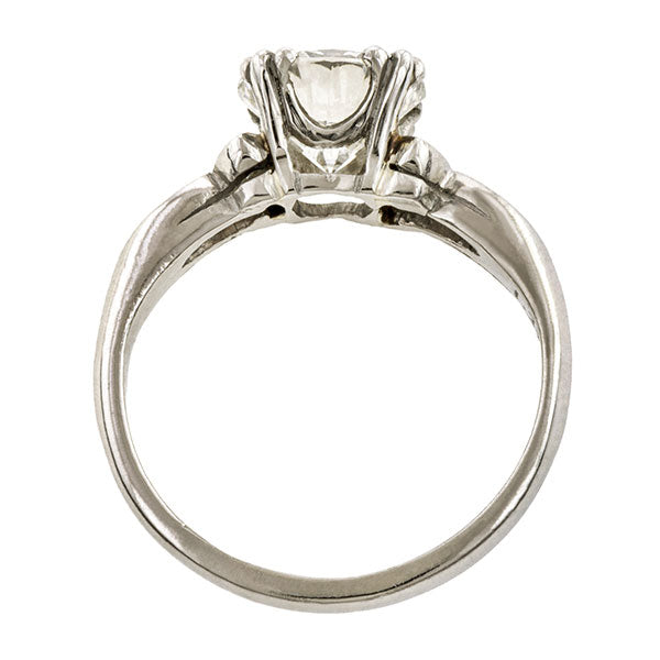Vintage Engagement Ring, RBC 1.32ct