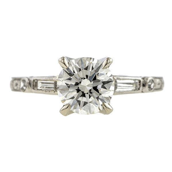 Vintage Engagement Ring, RBC 1.01ct