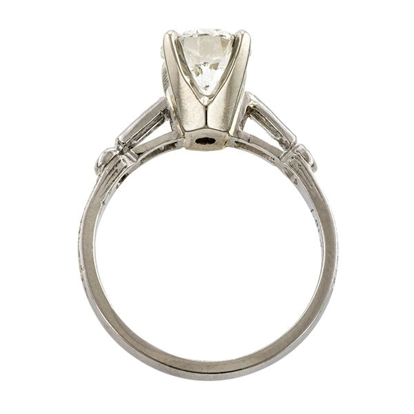 Vintage Engagement Ring, RBC 1.01ct