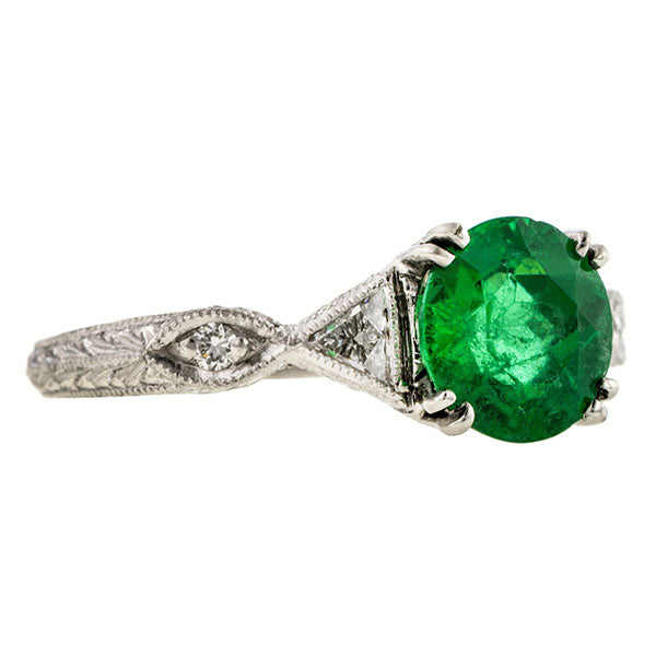 Emerald & Diamond Ring