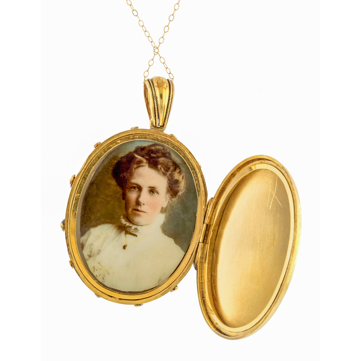 Victorian Locket Pendant Necklace
