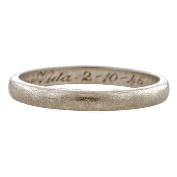 Vintage Wedding Band Ring sold by Doyle & Doyle vintage and antique jewelry boutique.