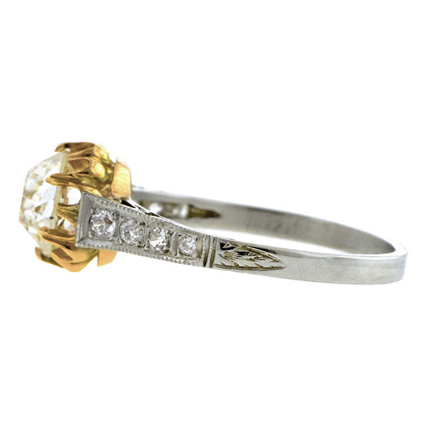 Vintage Solitaire Engagement Ring, 1.52ct