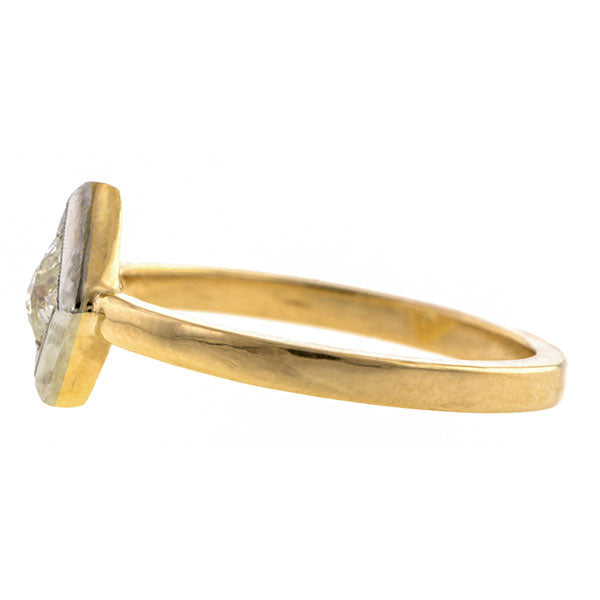 Vintage ring: a Yellow Gold Old European Cut Diamond 0.28ct Solitaire Engagement Ring sold by Doyle & Doyle vintage and antique jewelry boutique.