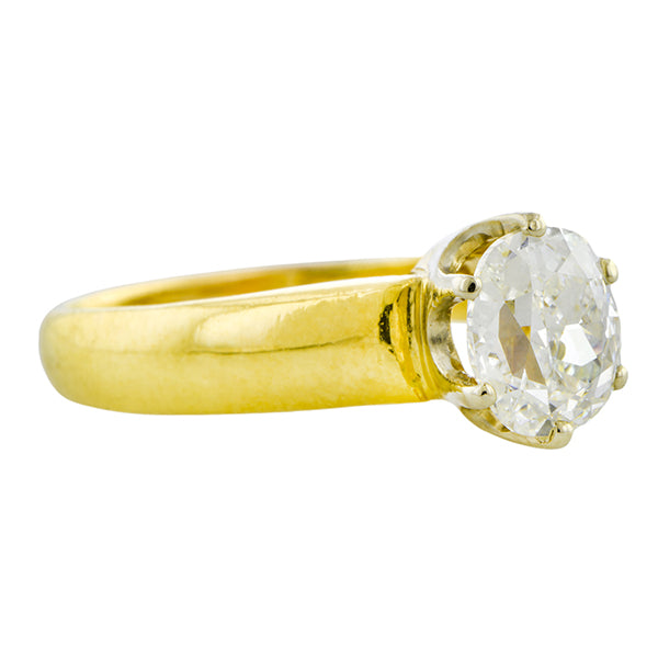 Vintage Engagement Ring, Oval 1.09ct.
