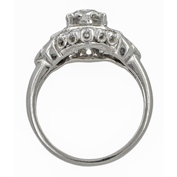 Vintage Engagement Ring, Old Mine 0.87ct.
