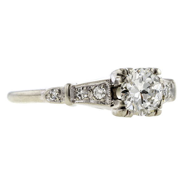Vintage Engagement Ring, TRB 0.55ct.