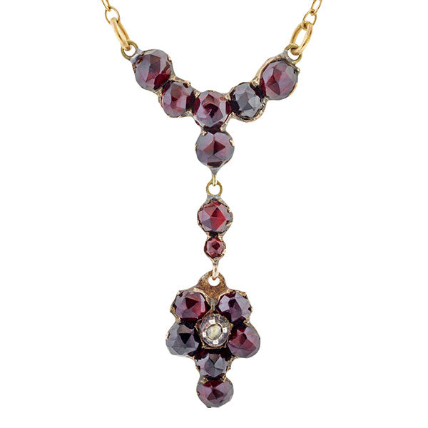 Victorian Bohemian Garnet Necklace