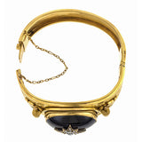 Victorian Garnet & Diamond Bracelet sold by Doyle and Doyle an antique and vintage jewelry boutique