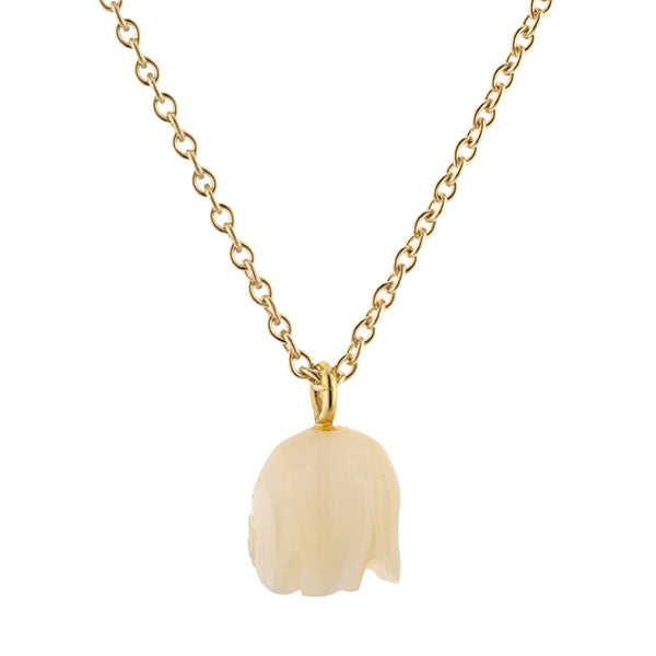 Mother of Pearl Flower Charm