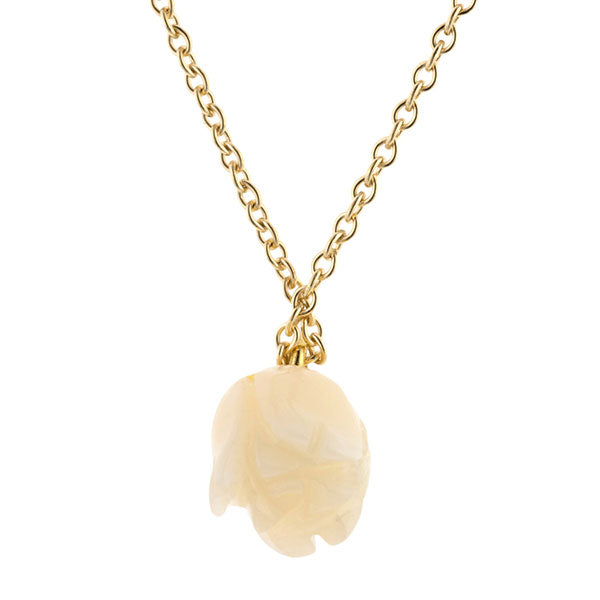 Mother of Pearl Flower Charm