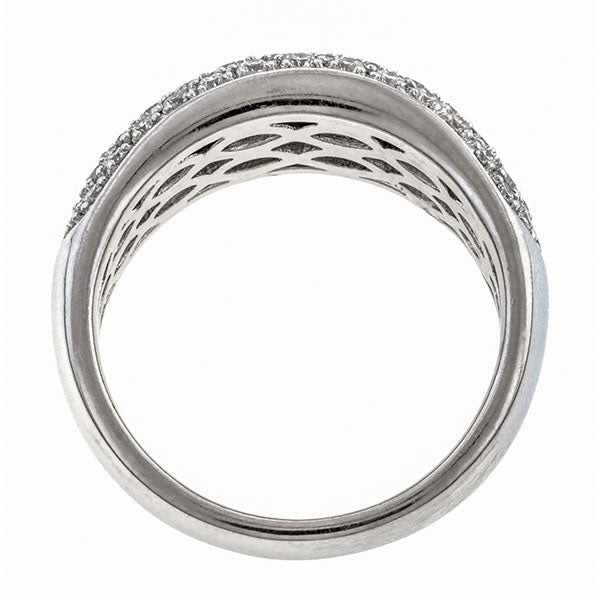 Vintage Pave Diamond Band