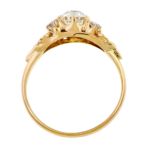 Vintage Engagement Ring, Old Mine cut 1.03ct