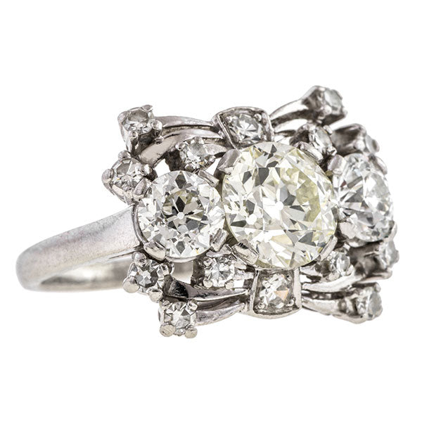 Vintage Engagement Ring, Old European 1.60ct., sold by Doyle & Doyle an antique and vintage jewelry store.