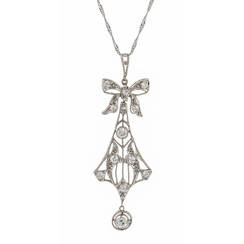 Edwardian Diamond Pendant