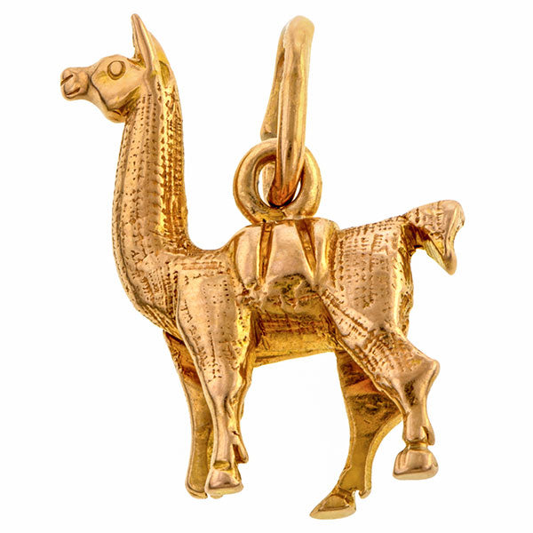 Vintage Llama Charm