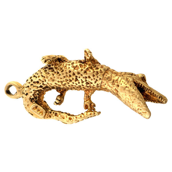Vintage Alligator Charm