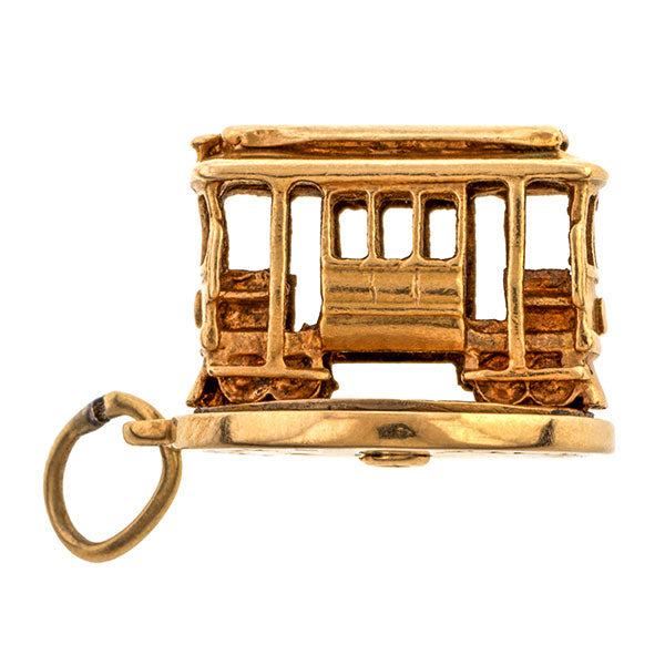 Vintage San Francisco Trolley Charm
