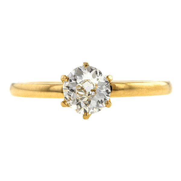 Vintage Tiffany & Co. Engagement Ring, Old Euro. 0.51ct.