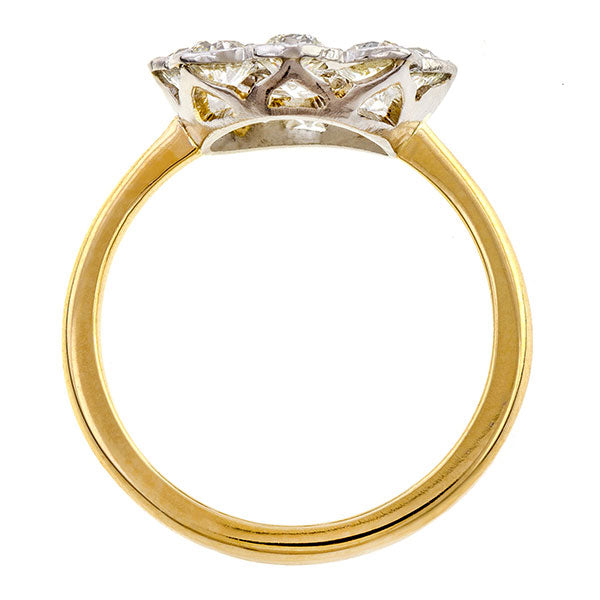 Vintage Diamond Flowerhead Ring