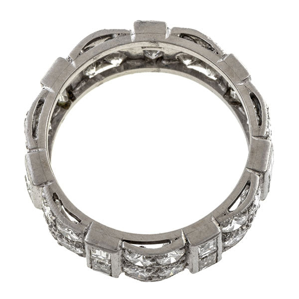 Art Deco Diamond Eternity Band Ring