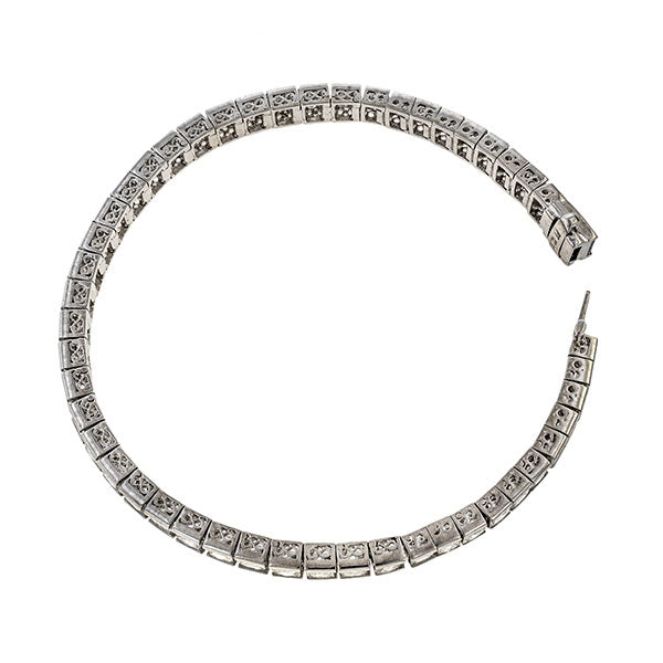 Estate French Cut Diamond Bracelet