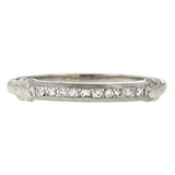 Vintage ring: a Diamond Wedding Band sold by Doyle & Doyle vintage and antique jewelry boutique.